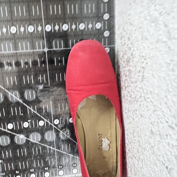 Yves Saint Laurent Women Size 7.5M Red Chilli Ballet Slip On Flat Shoes - Picture 16 of 16